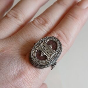 🔥✨ Afghanistan Sterling Silver Carnelian Ring — Ethnic Design, Size 9 Bohemian